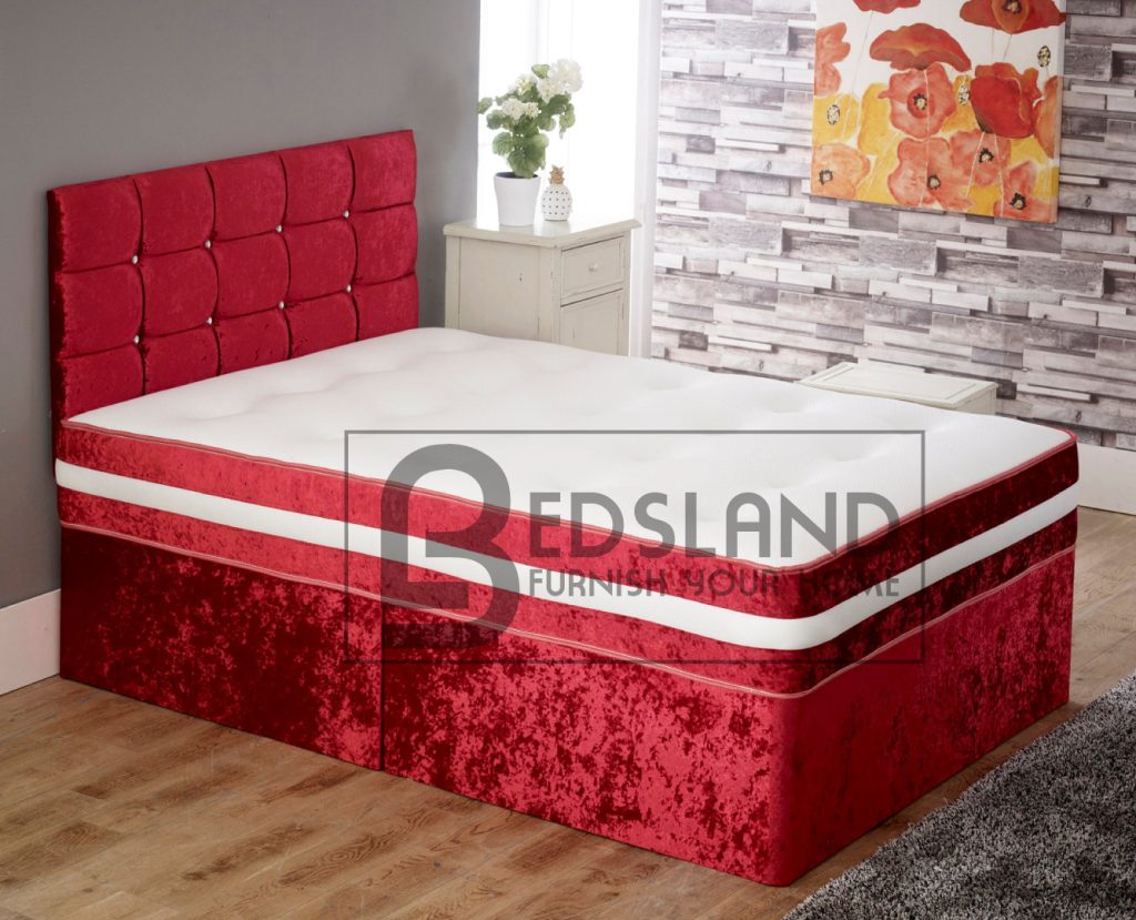 Single Velvet Bed with Storage Save UPTO 50 OFF