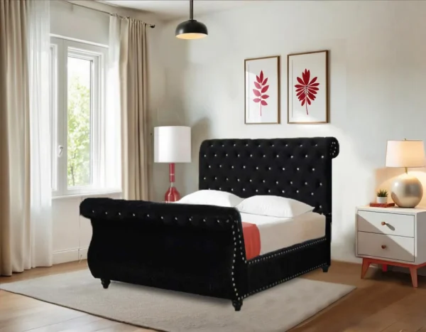 Swan Chesterfield Ottoman Bed With Matching Headboard Footboard