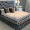 single sleigh bed