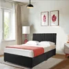 Luxury Bed Linen Divan Bed Set With Headboard & Mattress (2)