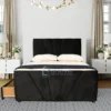 Luxury Divan Black Double Bed - Available in All Fabrics