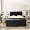 Luxury Single Black Divan Bed - Available All Sizes
