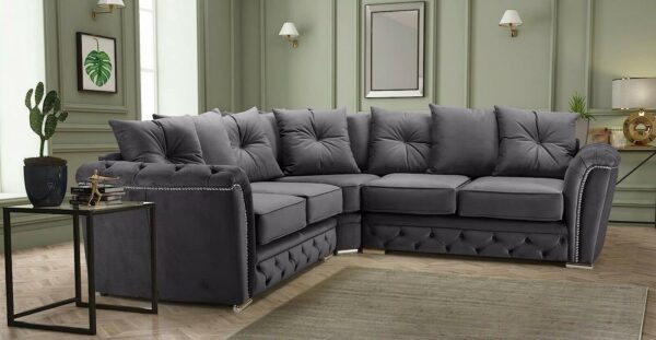 Dark Grey Corner Sofa