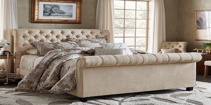 Upholstered Sleigh Beds