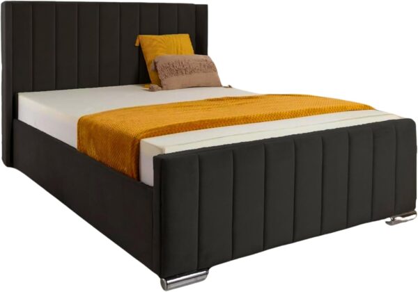 Black Colour double bed